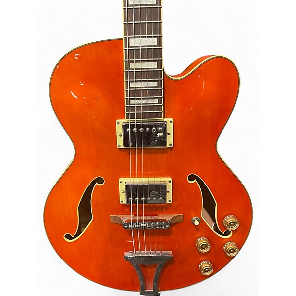 Used Ibanez AF75 Trans Orange Hollow Body Electric Guitar
