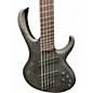 Used Ibanez btb805ms Trans Black Electric Bass Guitar