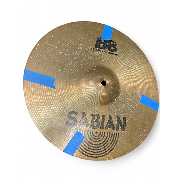 Used SABIAN 14in B8 Hi Hat Pair Cymbal