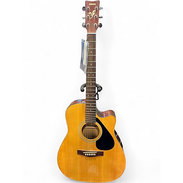 Used Yamaha FG411CE Natural Acoustic Electric Guitar