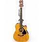 Used Yamaha FG411CE Natural Acoustic Electric Guitar thumbnail