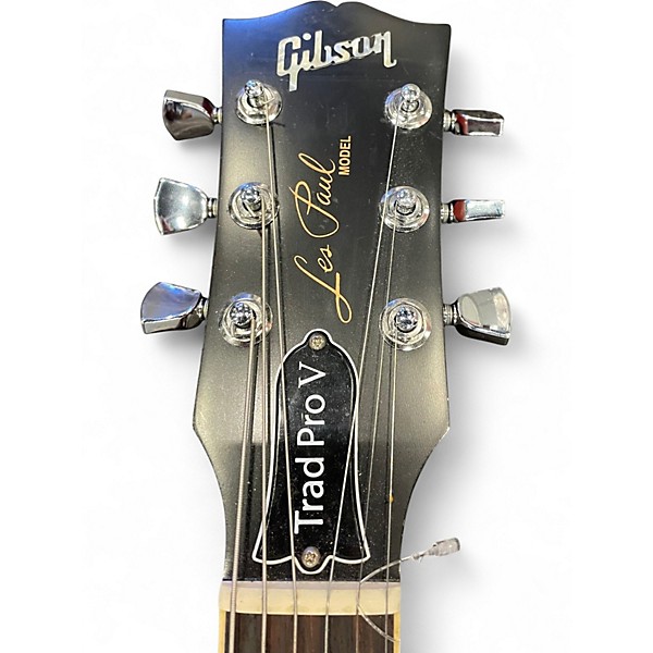 Used Gibson Les Paul Traditional Pro V Sunburst Solid Body Electric Guitar
