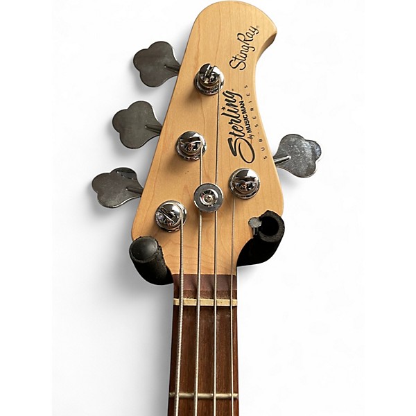 Used Sterling by Music Man Sub 4 Black Electric Bass Guitar