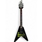Used Schecter Guitar Research MONSTER ENERGY V BLACK Solid Body Electric Guitar thumbnail