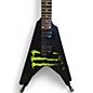 Used Schecter Guitar Research MONSTER ENERGY V BLACK Solid Body Electric Guitar