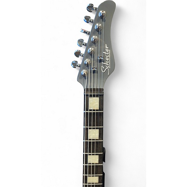 Used Schecter PT Gray Solid Body Electric Guitar