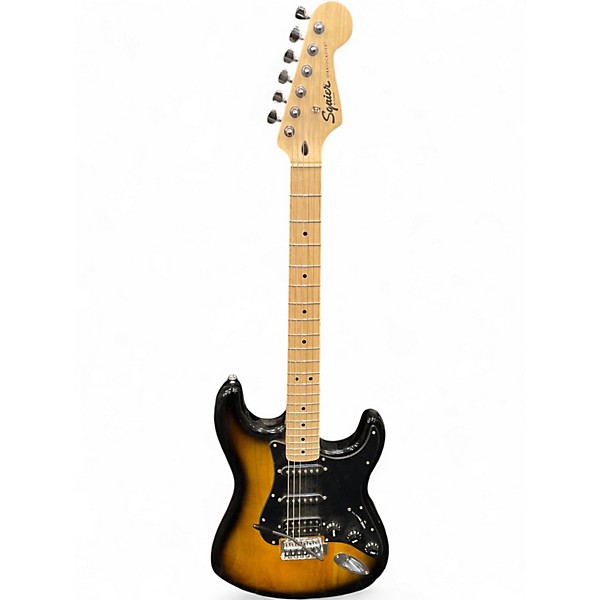 Used Squier Stratocaster HSS 2 Color Sunburst Solid Body Electric Guitar