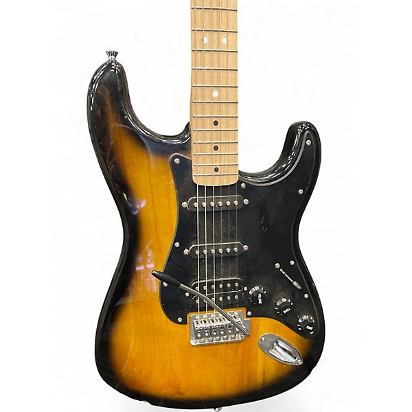 Used Squier Stratocaster HSS 2 Color Sunburst Solid Body Electric Guitar