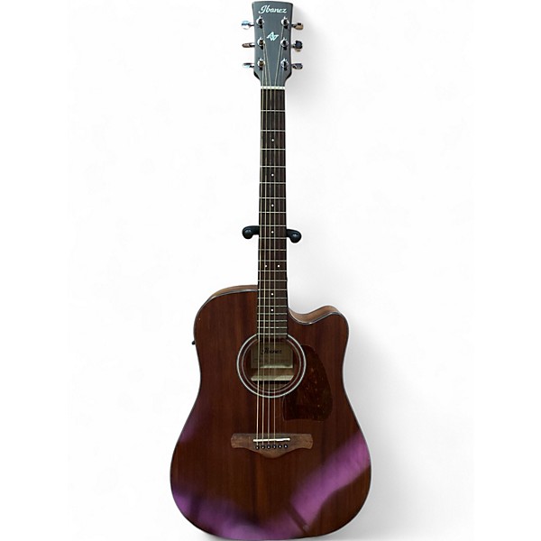 Used Ibanez AW54CE Mahogany Acoustic Electric Guitar