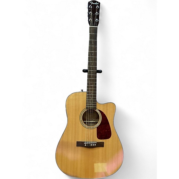 Used Fender CD140SCE Natural Acoustic Electric Guitar