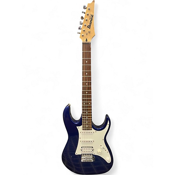 Used Ibanez GRX40 Blue Sapphire Solid Body Electric Guitar