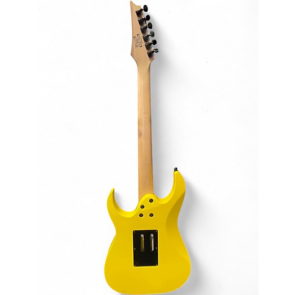 Used Ibanez RG350M Yellow Solid Body Electric Guitar
