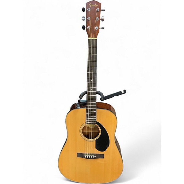 Used Fender CD60 Dreadnought Natural Acoustic Guitar