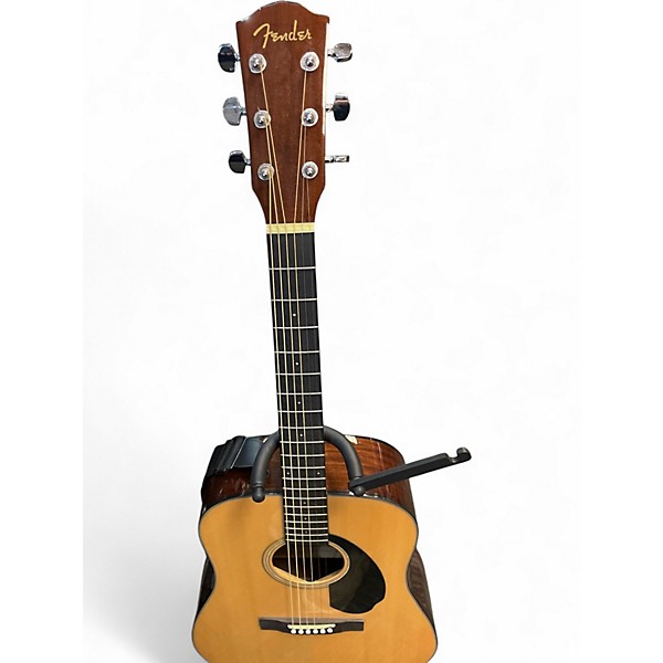 Used Fender CD60 Dreadnought Natural Acoustic Guitar