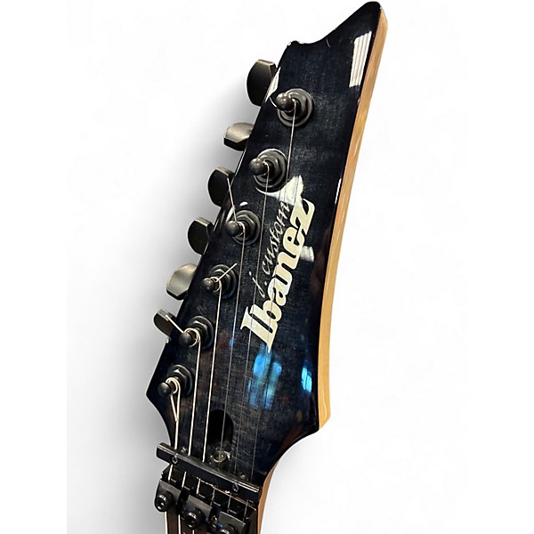 Used Ibanez J CUSTOM RG8870 Trans Black Solid Body Electric Guitar