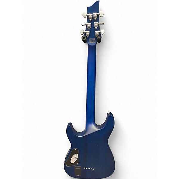 Used Schecter Guitar Research C1 Platinum Midnight Blue Solid Body Electric Guitar
