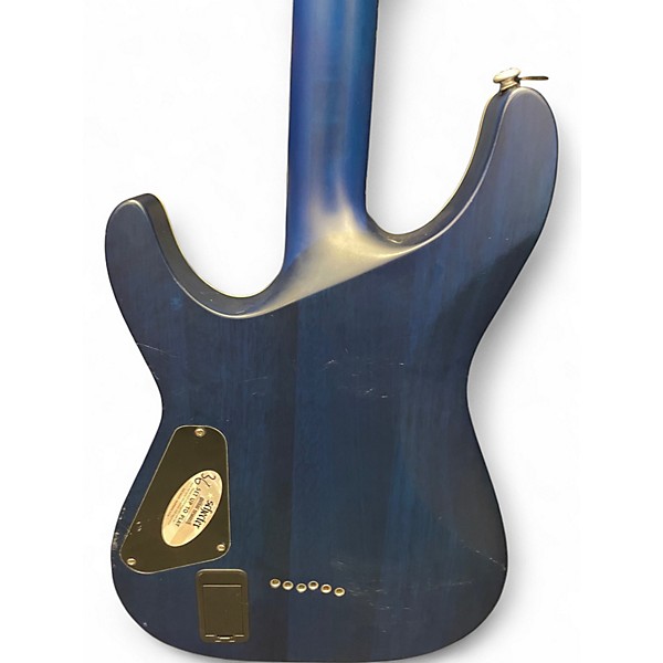 Used Schecter Guitar Research C1 Platinum Midnight Blue Solid Body Electric Guitar
