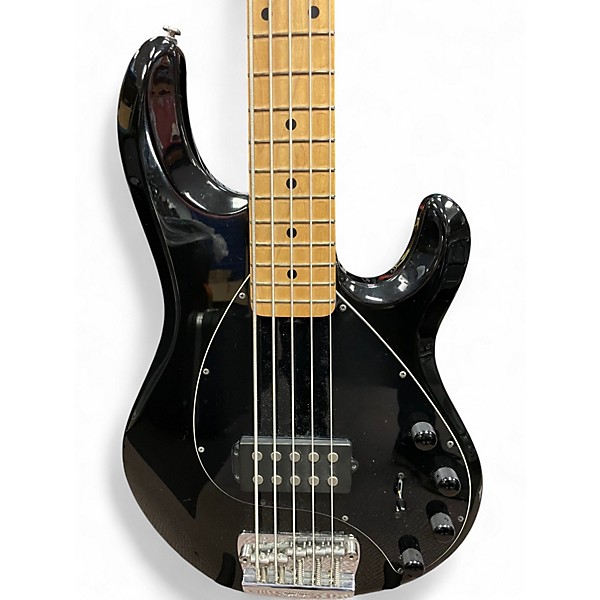 Used Ernie Ball Music Man STINGRAY 5 Black Electric Bass Guitar