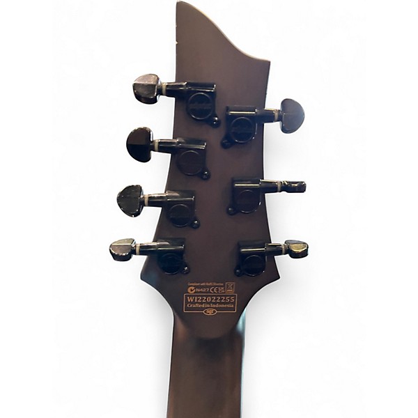 Used Schecter Guitar Research Omen elite 7 string Charcoal Solid Body Electric Guitar