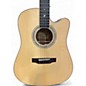 Used Zager ZAD-50CE Natural Acoustic Electric Guitar