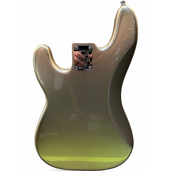 Used Fender 75th anniversary precision bass Metallic Silver Electric Bass Guitar