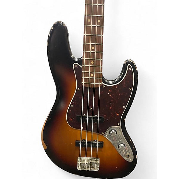 Used Fender 60TH ANNIVERSARY ROADWORN JAZZBASS Sunburst Electric Bass Guitar