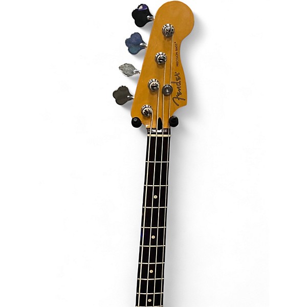 Used Fender 75TH ANNIVERSARY PRECISION BASS Silver Sparkle Electric Bass Guitar