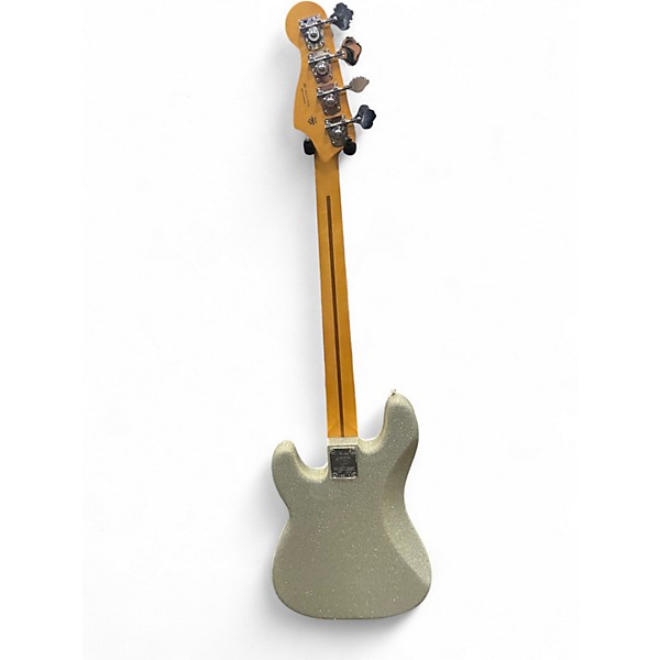 Used Fender 75TH ANNIVERSARY PRECISION BASS Silver Sparkle Electric Bass Guitar