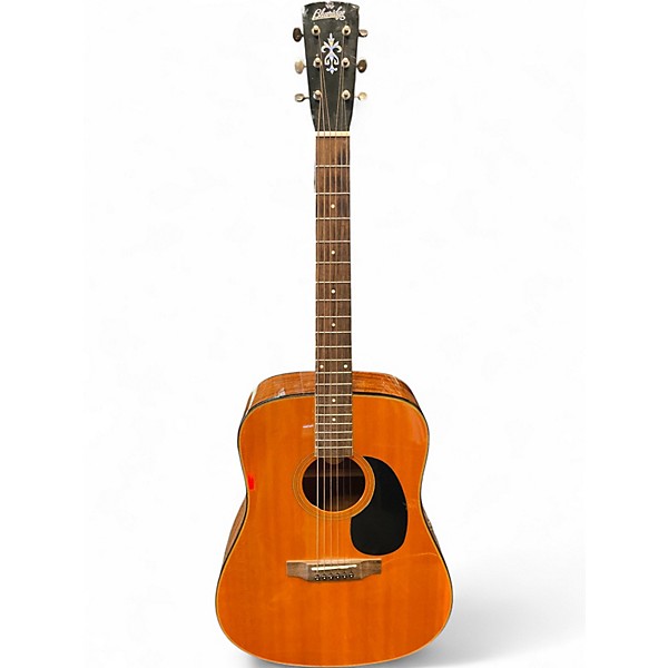 Used Blueridge Br40 le Natural Acoustic Electric Guitar