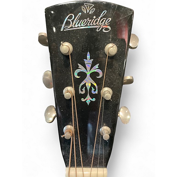 Used Blueridge Br40 le Natural Acoustic Electric Guitar