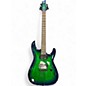 Used Schecter Guitar Research C-6 Elite Blue/Green Burst Solid Body Electric Guitar thumbnail
