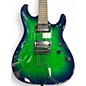 Used Schecter Guitar Research C-6 Elite Blue/Green Burst Solid Body Electric Guitar