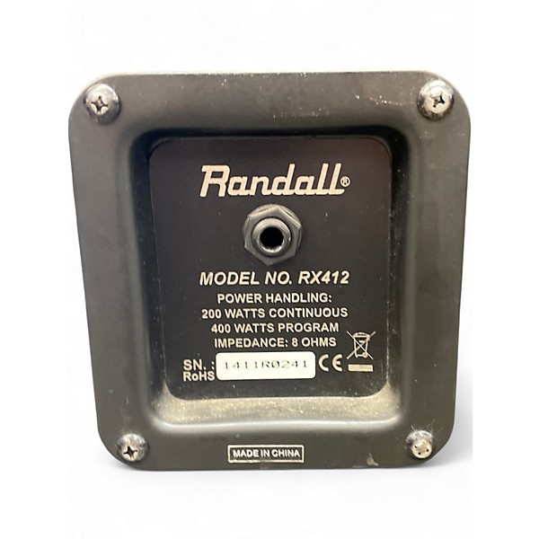 Used Randall RX412 Guitar Cabinet