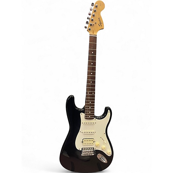 Used Squier Affinity Stratocaster Black Solid Body Electric Guitar