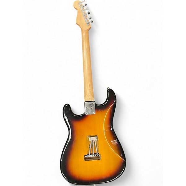 Used Squier STRATOCASTER 2 Tone Sunburst Solid Body Electric Guitar