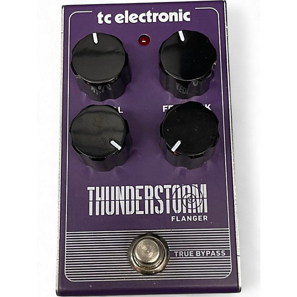 Used TC Electronic ThunderStorm Flanger Effect Pedal