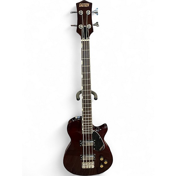 Used Gretsch Guitars Stteamliner jet club Black Cherry Electric Bass Guitar