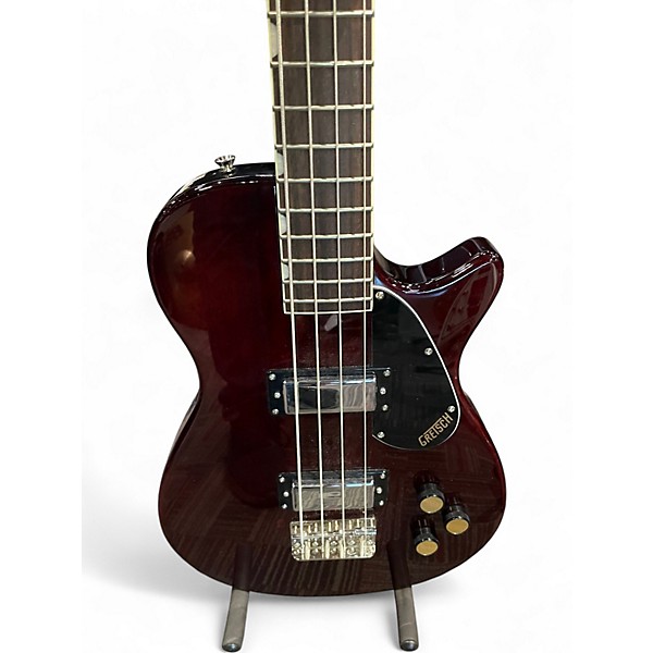 Used Gretsch Guitars Stteamliner jet club Black Cherry Electric Bass Guitar