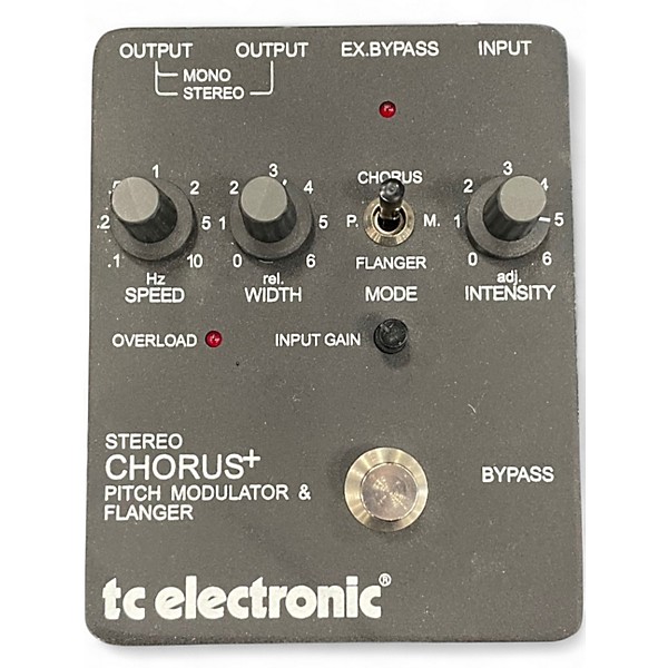 Used TC Electronic Stereo chorus pitch modulator and flanger Effect Pedal