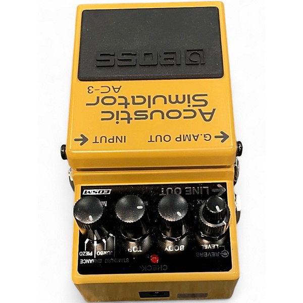 Used BOSS AC3 Acoustic Simulator Effect Pedal
