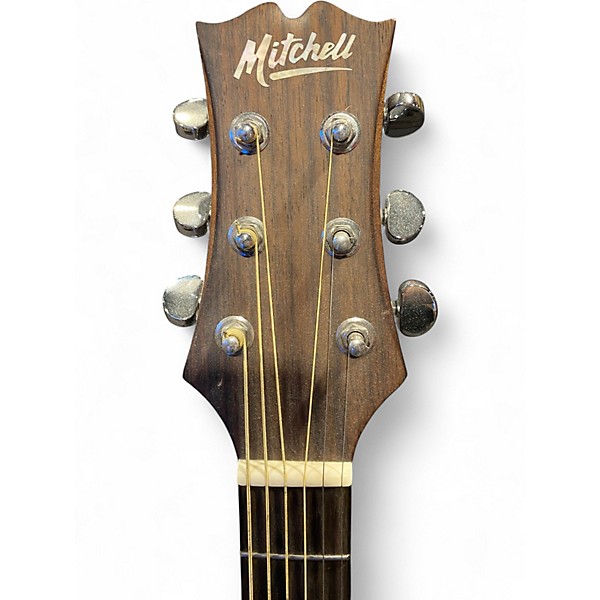 Used Mitchell T413CE Natural Acoustic Electric Guitar