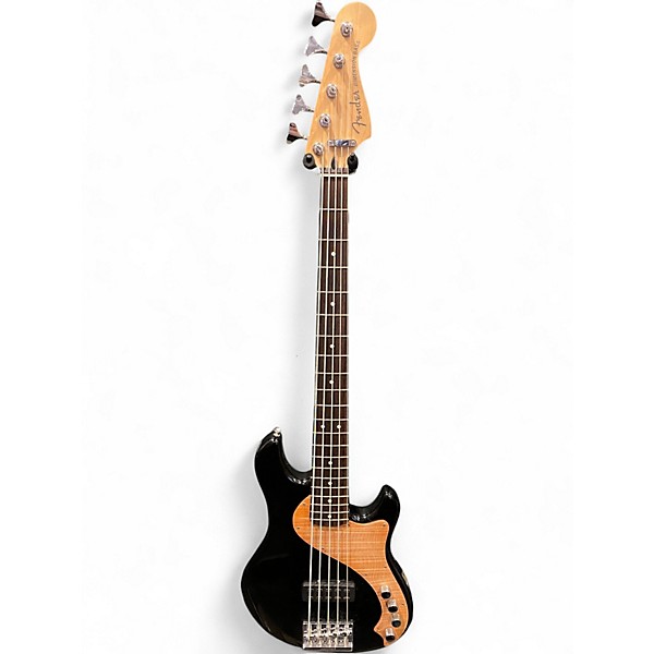 Used Fender Deluxe Dimension Bass V 5-String Black Electric Bass Guitar