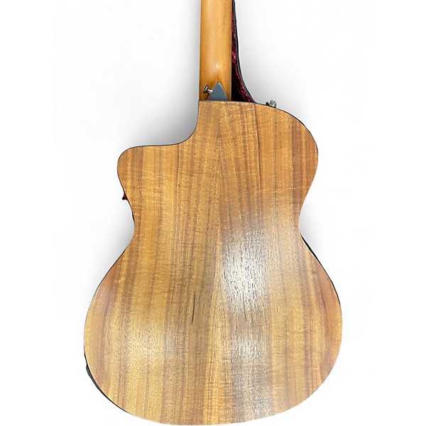 Used 2022 Taylor Custom 224ce-K DLX Natural Acoustic Electric Guitar