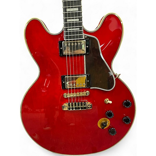 Used Epiphone BB King Lucille Cherry Hollow Body Electric Guitar