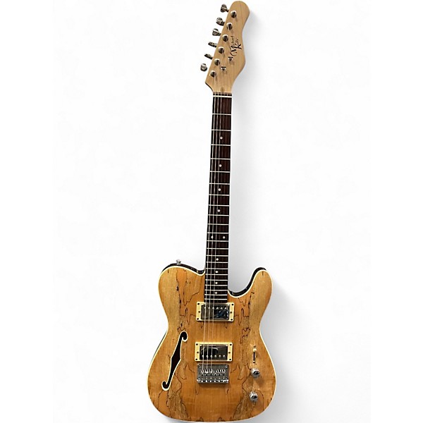 Used Michael Kelly 58 Thinline Spalted Maple Hollow Body Electric Guitar