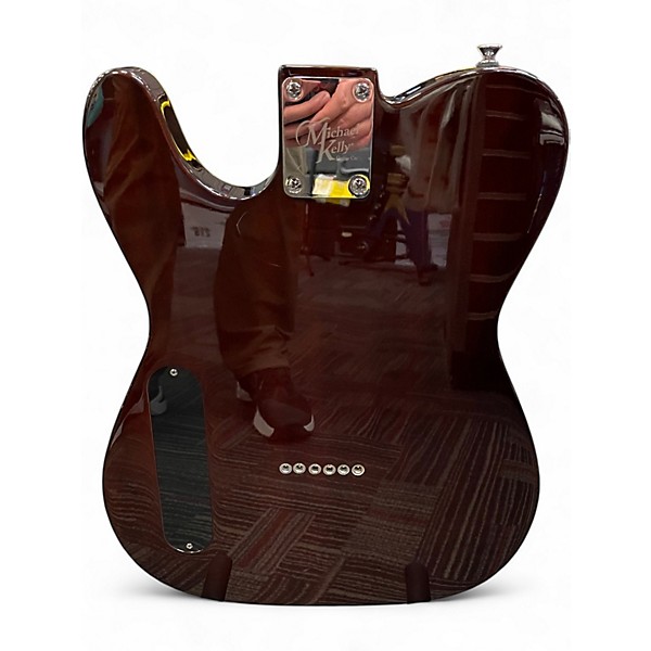 Used Michael Kelly 58 Thinline Spalted Maple Hollow Body Electric Guitar