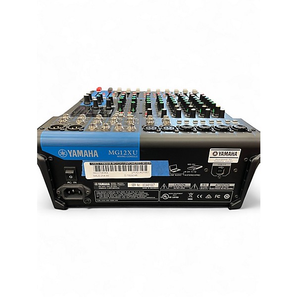 Used Yamaha MG12XU Unpowered Mixer