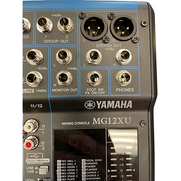 Used Yamaha MG12XU Unpowered Mixer