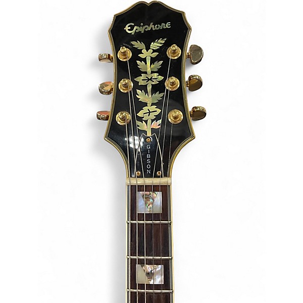 Used Epiphone Sheraton II 2 Tone Sunburst Hollow Body Electric Guitar