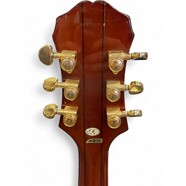 Used Epiphone Sheraton II 2 Tone Sunburst Hollow Body Electric Guitar